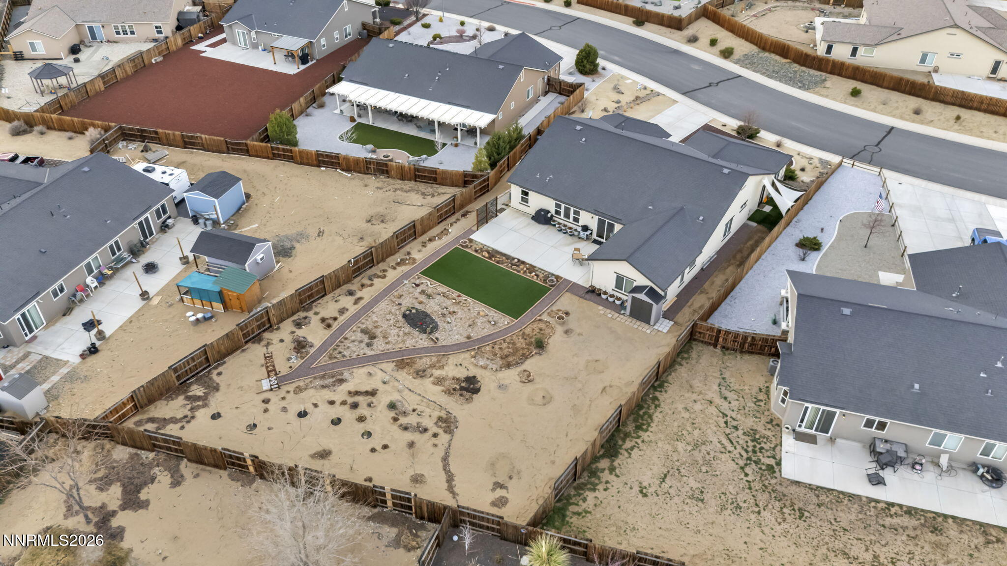 148 Snake Road Dayton, NV 89403 - Photo 54 of 57 an aerial view of a house