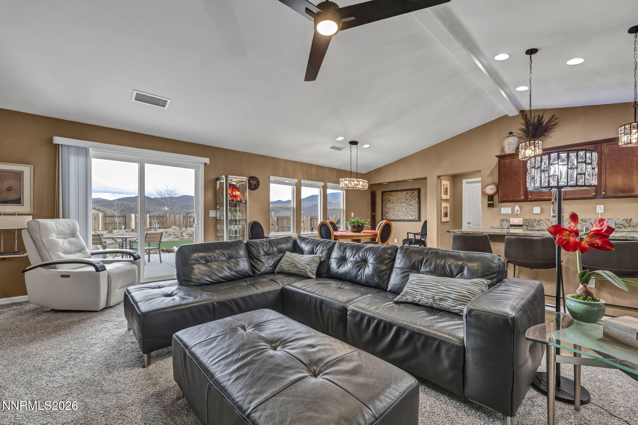 148 Snake Road Dayton, NV 89403 - Photo 8 of 57 a living room with furniture and a large window