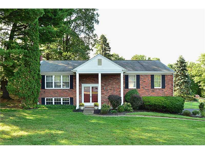 363 Inwood Road Pittsburgh, PA 15237 - Photo 1 of 17 Exterior Front. STATELY ALL BRICK HOME SITUATED ON LARGE, LEVEL, AND FENCED PROPERTY.