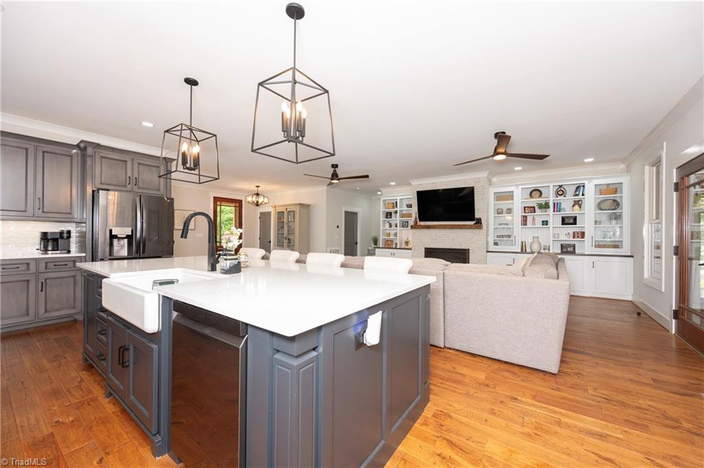 7988 Ridge Road Tobaccoville, NC 27050 - Photo 8 of 41 Kitchen toward Living Room