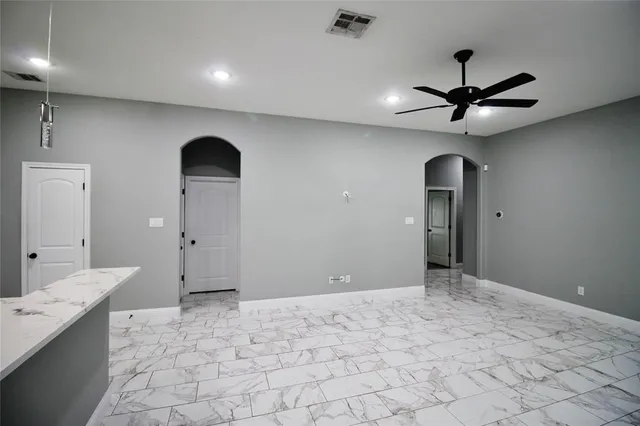 a view of an empty room