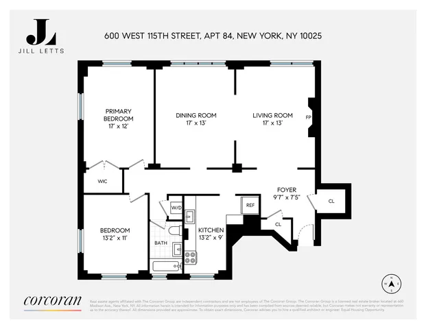 $1,395,000 | 600 West 115th Street, Unit 84 | Morningside Heights