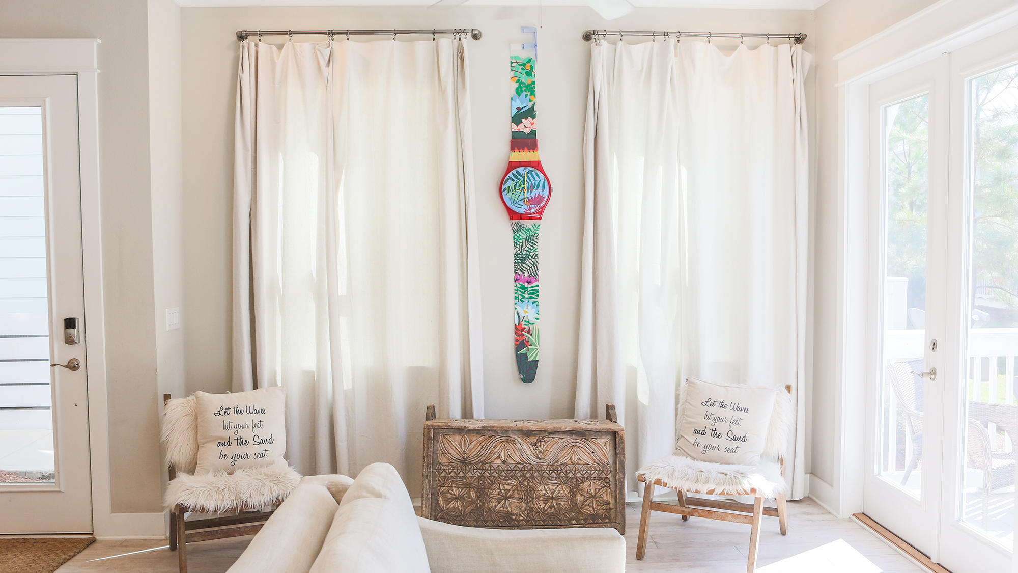 51 Dune Comet Lane, Unit A Panama City Beach, FL 32461 - Photo 10 of 63 a living room with furniture and a window