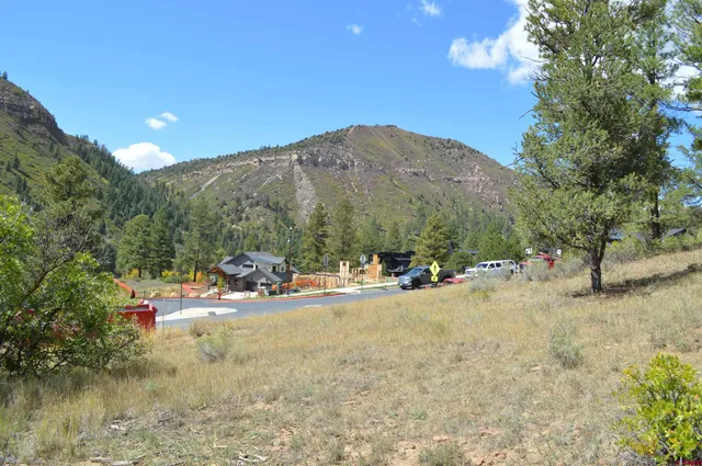 a view of a outdoor space with trees