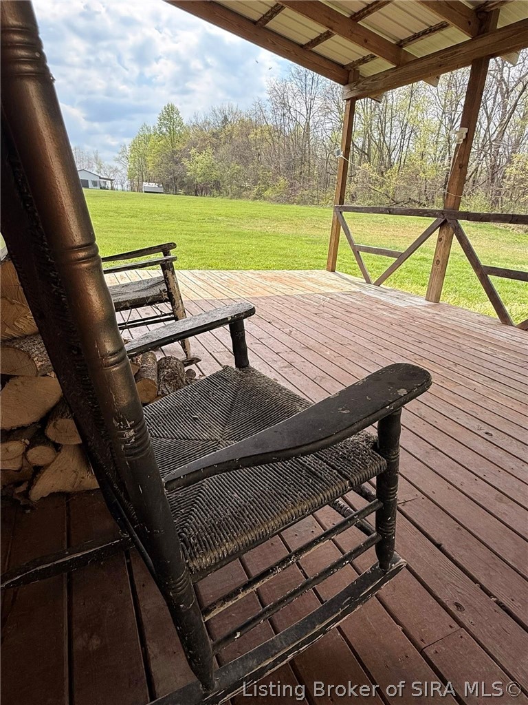 2634 South Comer Road Scottsburg, IN 47170 - Photo 24 of 27 covered back porch