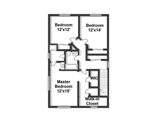 14 Springcove Road Narragansett, RI 02882 - Photo 18 of 20 2nd Floor Plan.