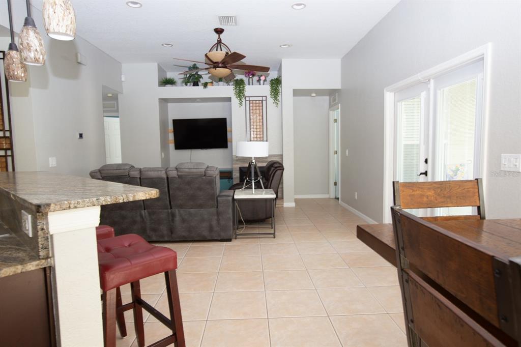11617 Brookmore Way Riverview, FL 33569 - Photo 20 of 42 a living room with furniture and a fireplace