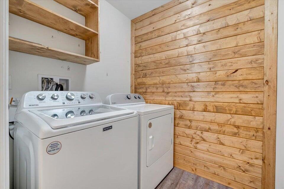 375 Kemp Ford Road Union Hall, VA 24176 - Photo 4 of 7 a utility room with dryer and washer