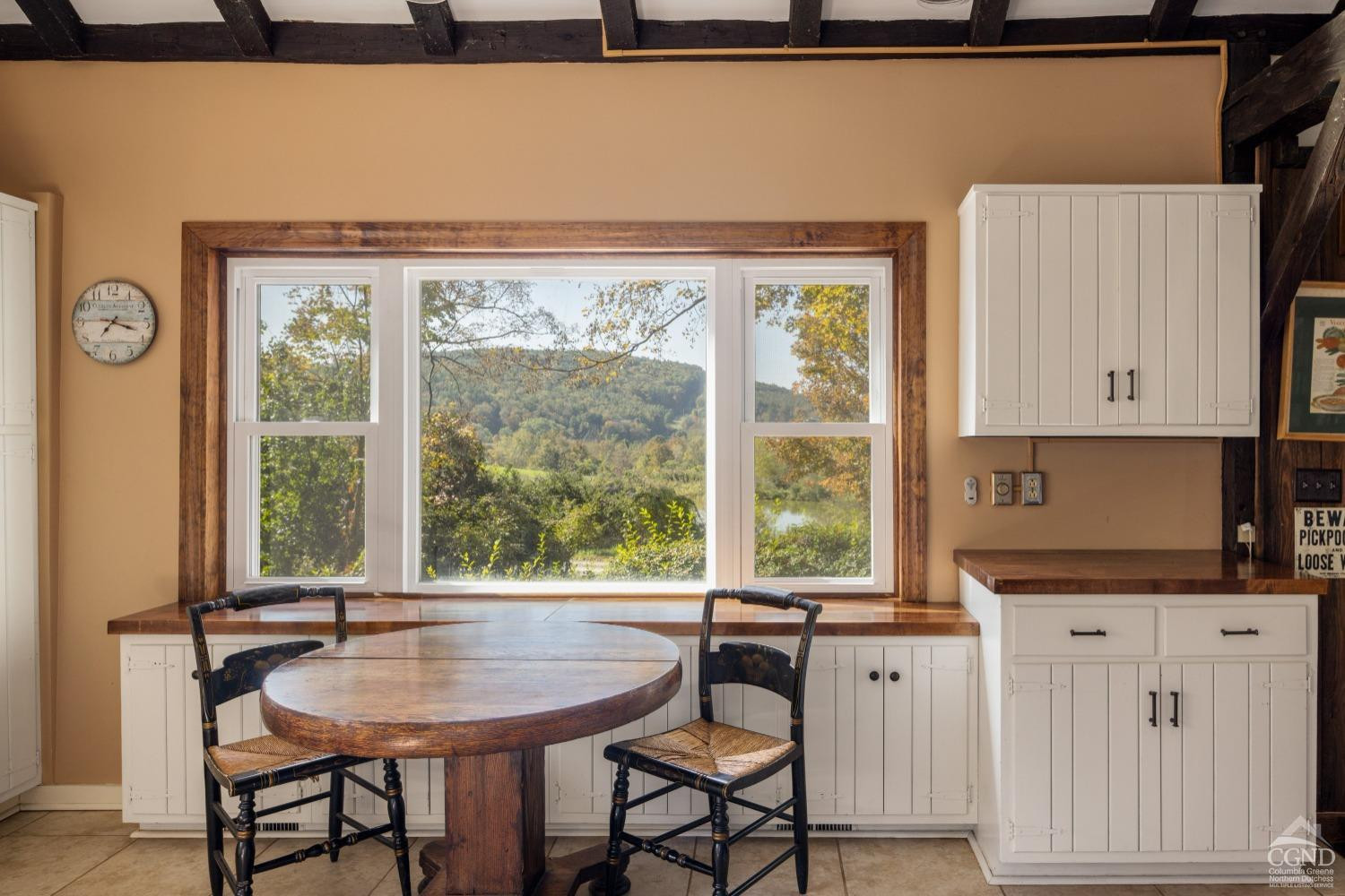 98 Goetz Road East Chatham, NY 12060 - Photo 6 of 28 a kitchen with a window a sink and a cabinets