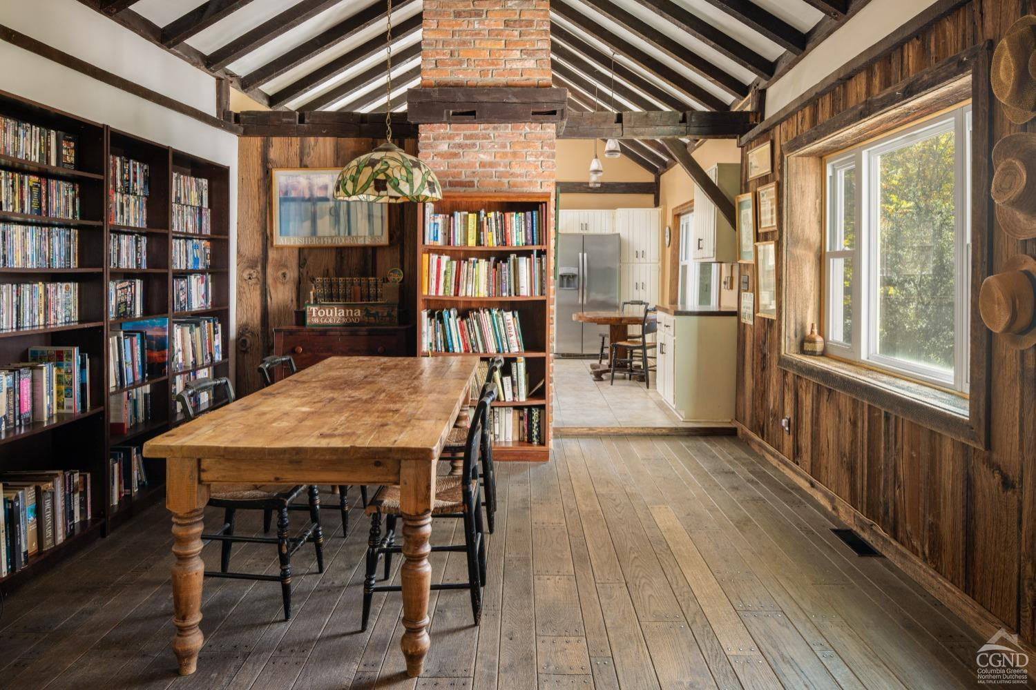98 Goetz Road East Chatham, NY 12060 - Photo 8 of 28 a dining room with furniture window and wooden floor