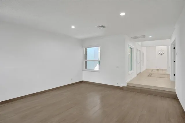 a view of an empty room with window