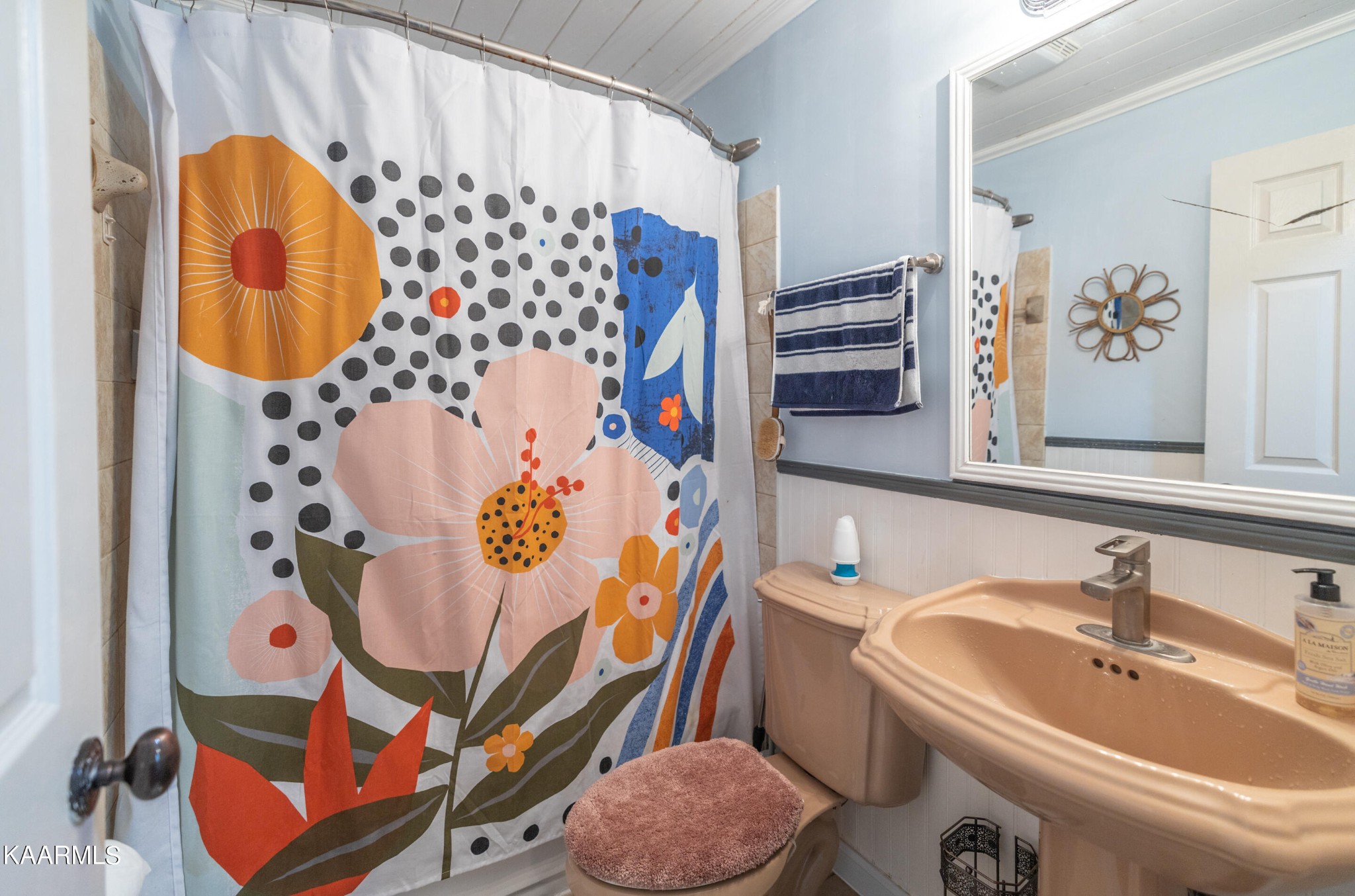 6719 Cate Road Knoxville, TN 37931 - Photo 14 of 30 a bathroom with a sink and mirror with toilet