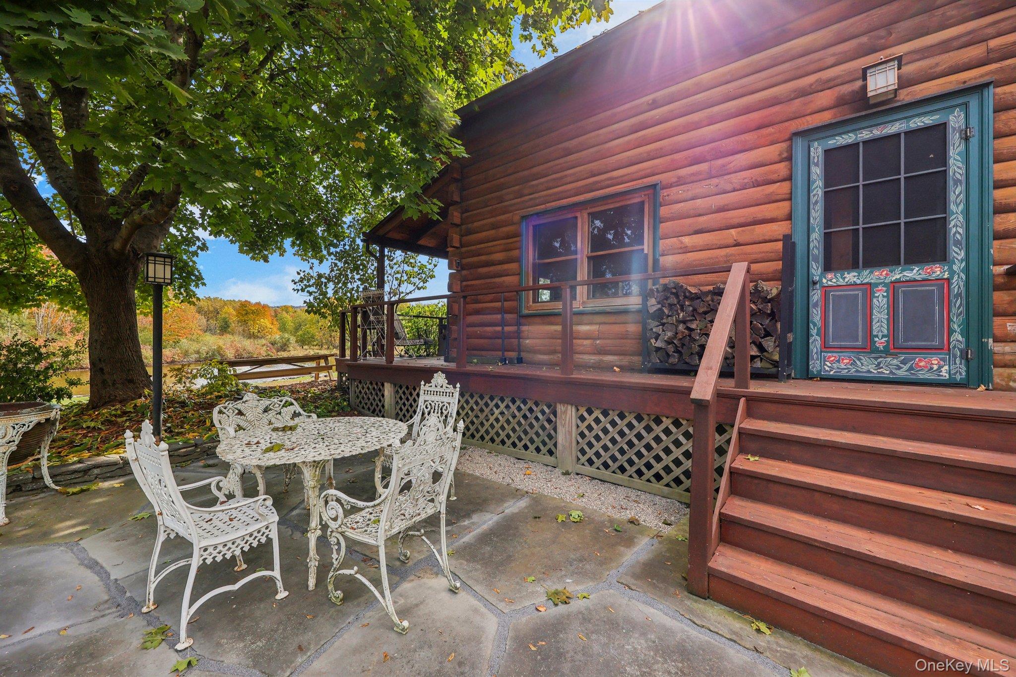 101 Upper Wisner Road Warwick, NY 10990 - Photo 35 of 48 View of patio with a wooden deck and outdoor dining area