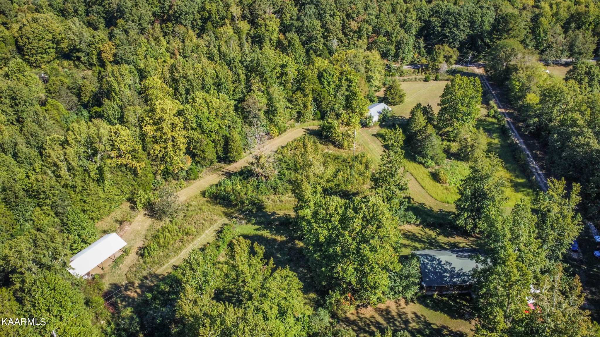3879 Roan Creek Road Lobelville, TN 37097 - Photo 12 of 45 a view of a house with a tree