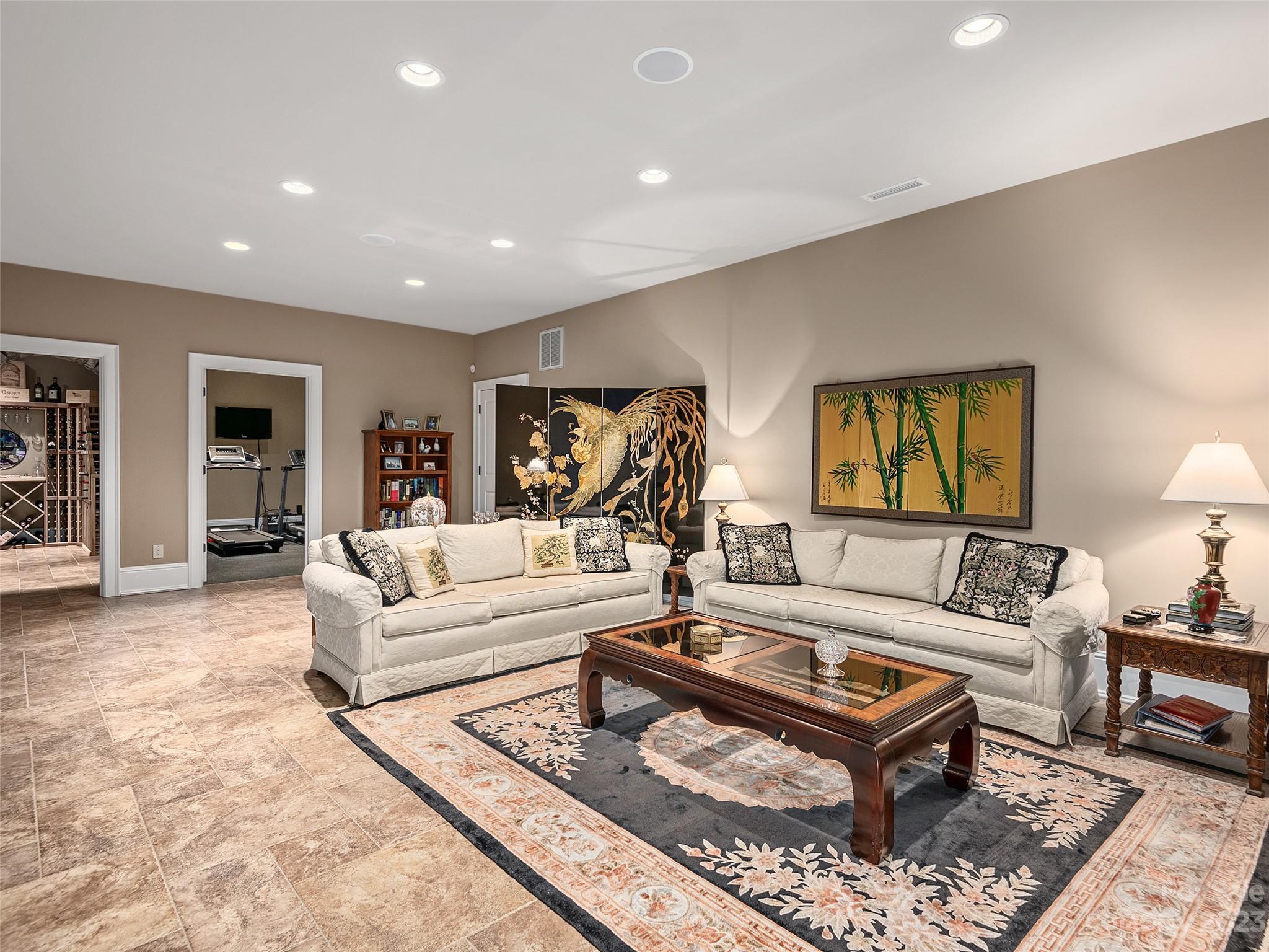 113 Willow Farm Road Fairview, NC 28730 - Photo 34 of 48 a living room with furniture and a table