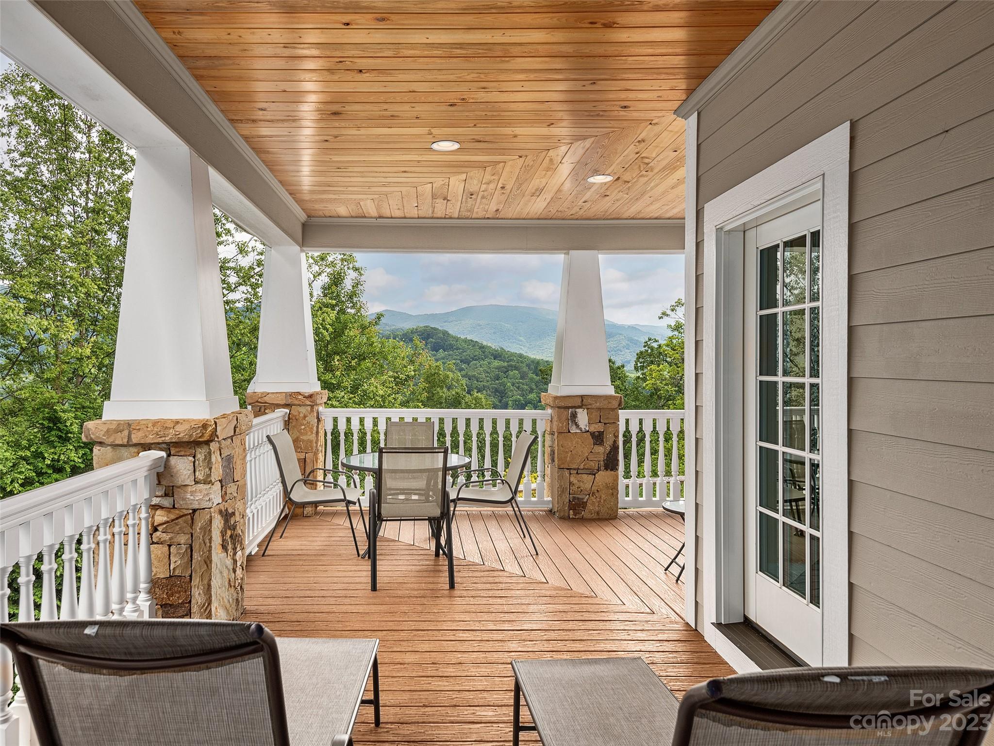 113 Willow Farm Road Fairview, NC 28730 - Photo 44 of 48 a view of balcony with furniture