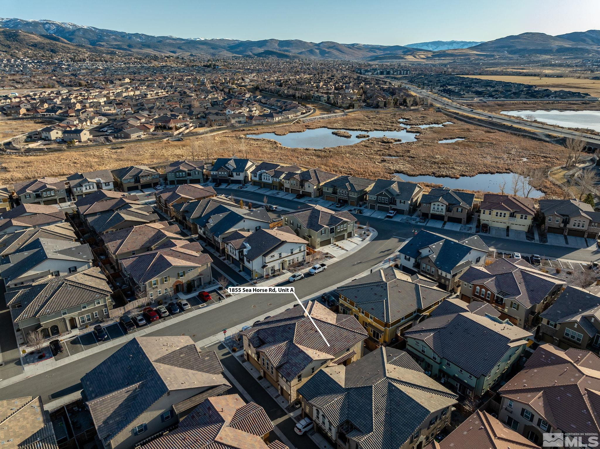 1855 Sea Horse Road, Unit A Reno, NV 89521 - Photo 24 of 32 a view of a city with an ocean view