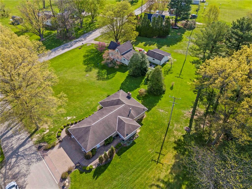 162 Ferncliff Road Rices Landing, PA 15357 - Photo 7 of 36 an aerial view of a house with a garden