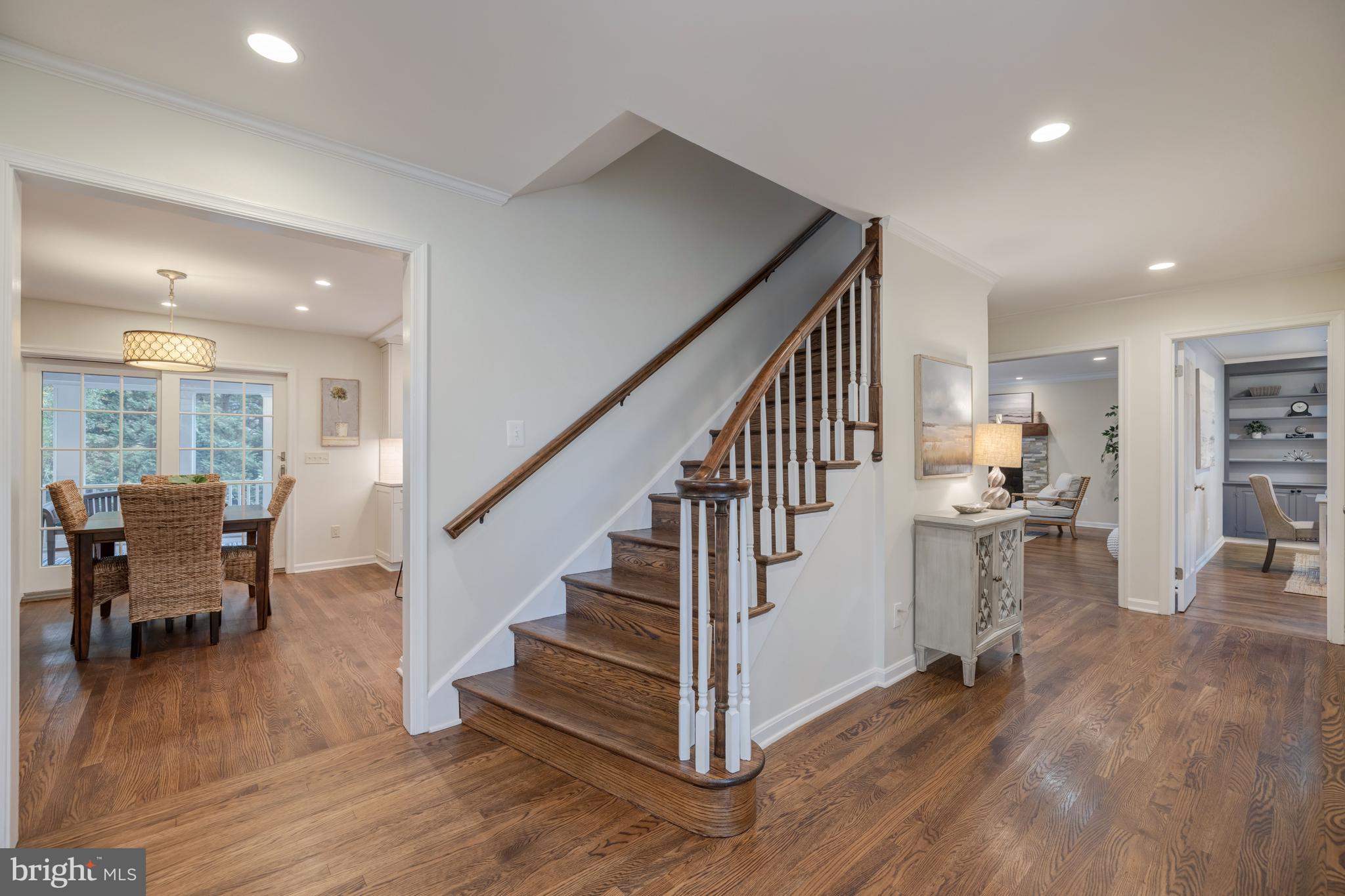 8212 Coach Street Potomac, MD 20854 - Photo 2 of 31 Main Entryway with Two Hall Closets