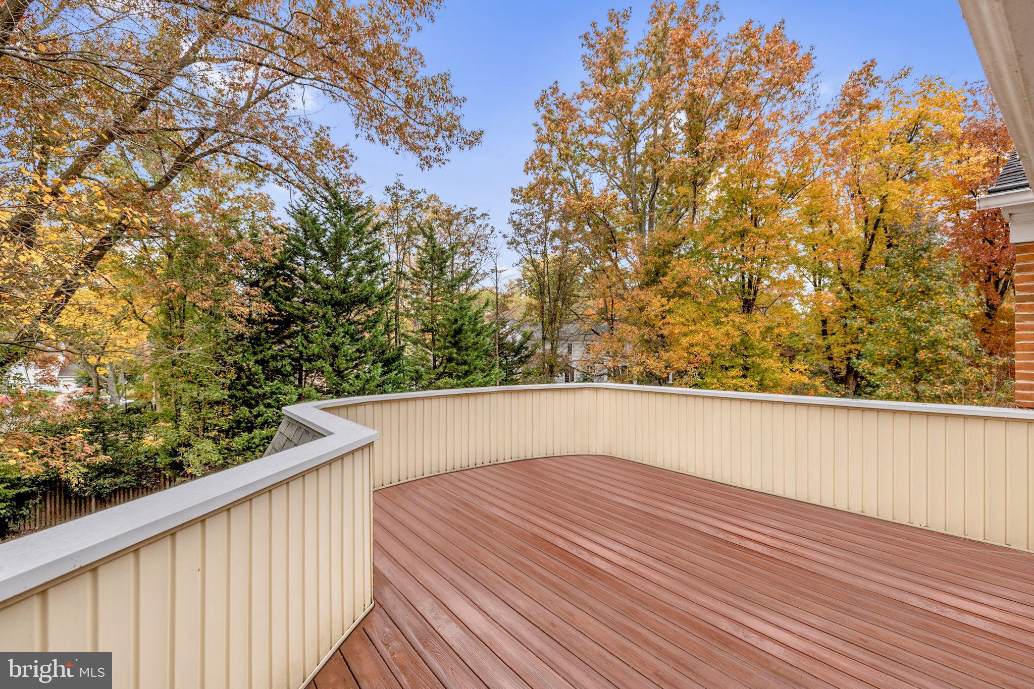 8212 Coach Street Potomac, MD 20854 - Photo 23 of 31 Upper Level Deck Off Primary Bedroom