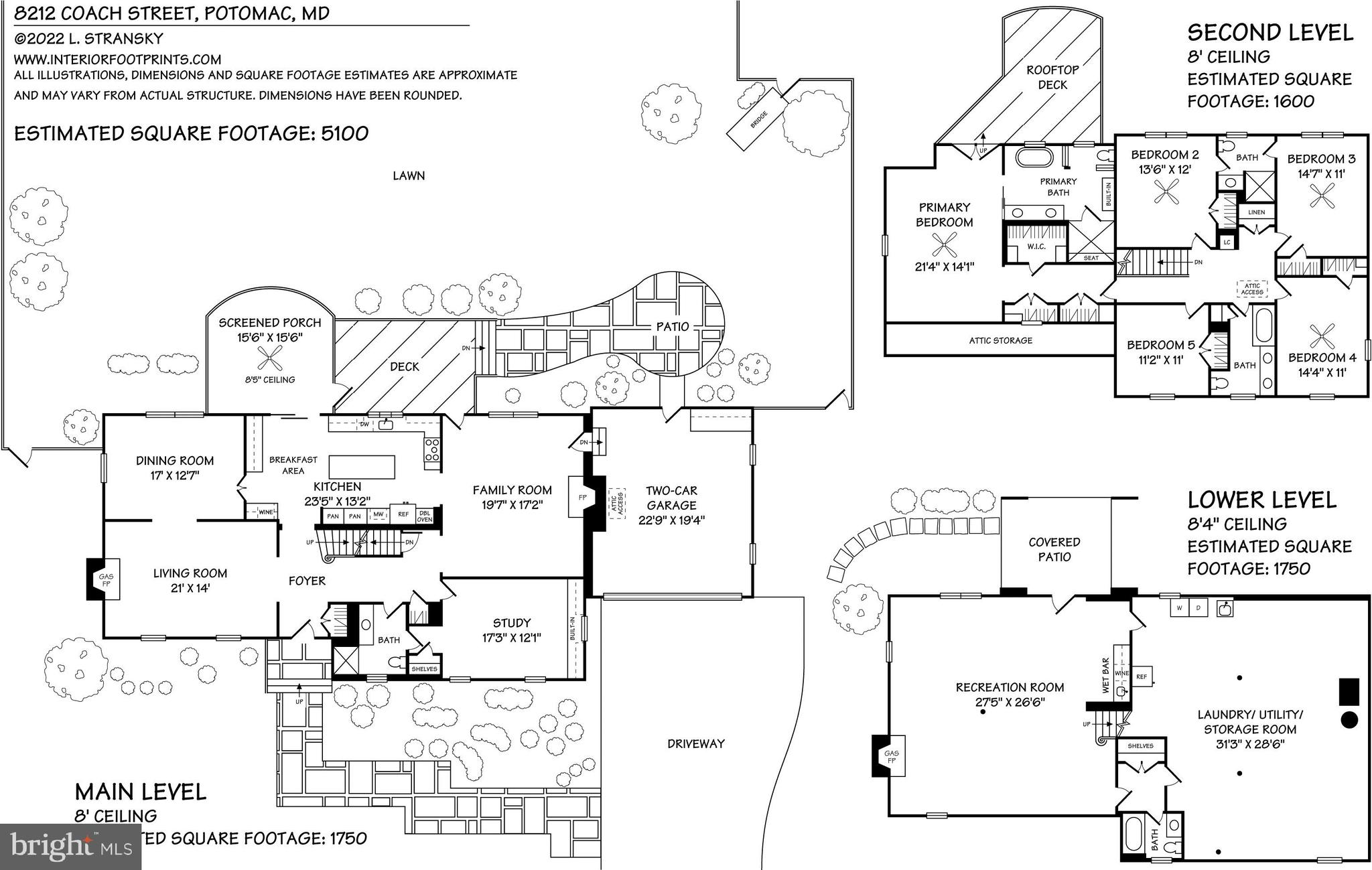 8212 Coach Street Potomac, MD 20854 - Photo 31 of 31 Floorplan