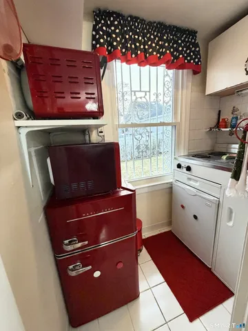 a room with storage and utility