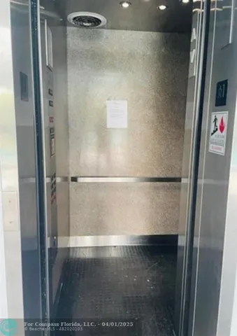 a view of a swimming pool with a garden