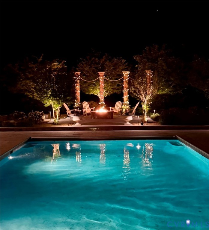 3264 Three Bridge Road Powhatan, VA 23139 - Photo 63 of 78 a view of swimming pool with outdoor seating