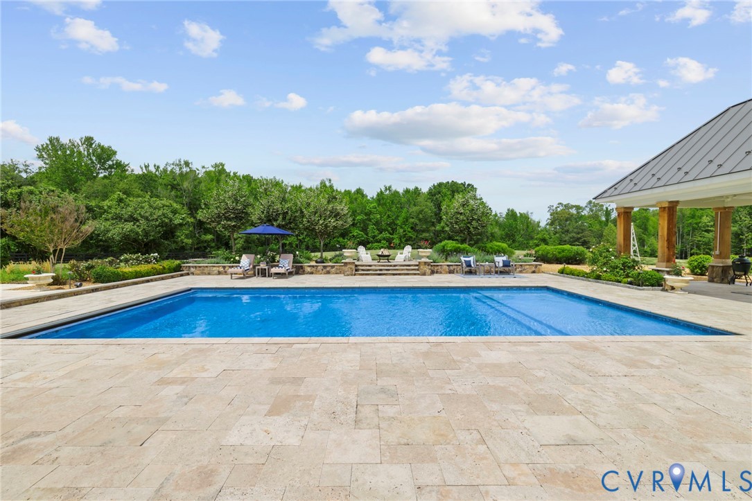 3264 Three Bridge Road Powhatan, VA 23139 - Photo 66 of 78 a view of swimming pool and outdoor space