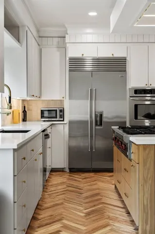 a view of a swimming pool with a yard