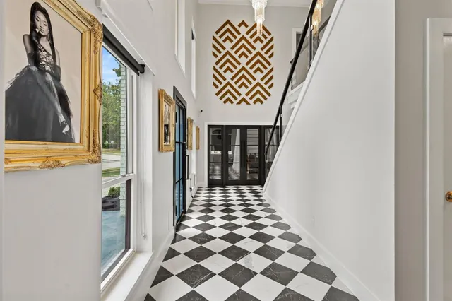 a view of a entryway