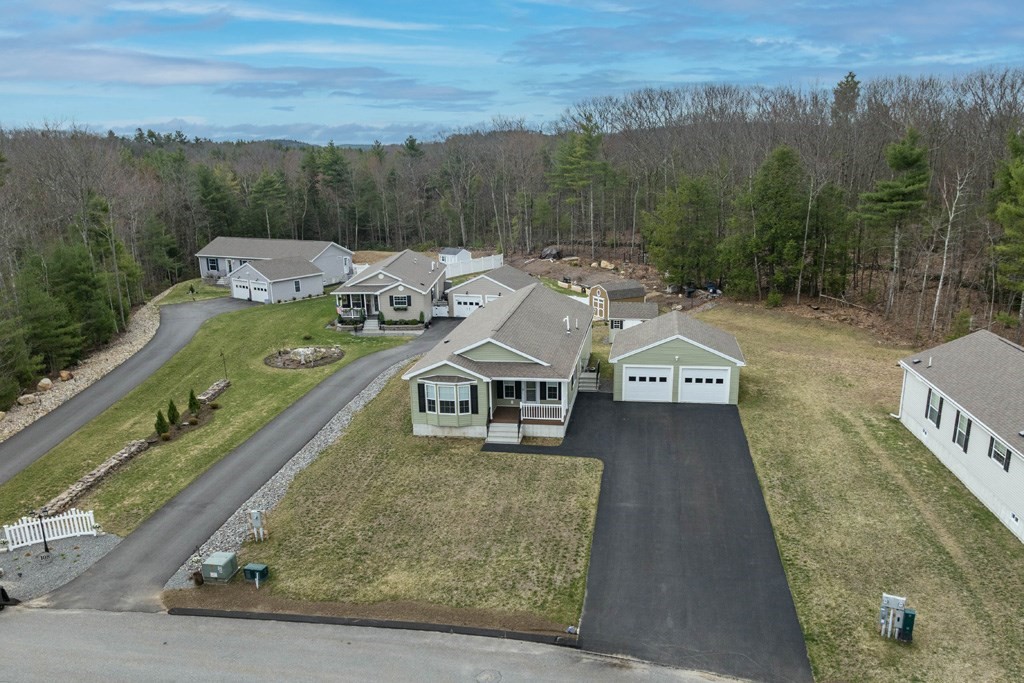 102 Topaz Terrace Gardner, MA 01440 - Photo 19 of 20 aerial view of a house with a garden