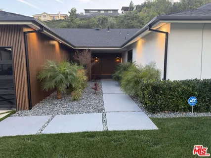 a aerial view of a house