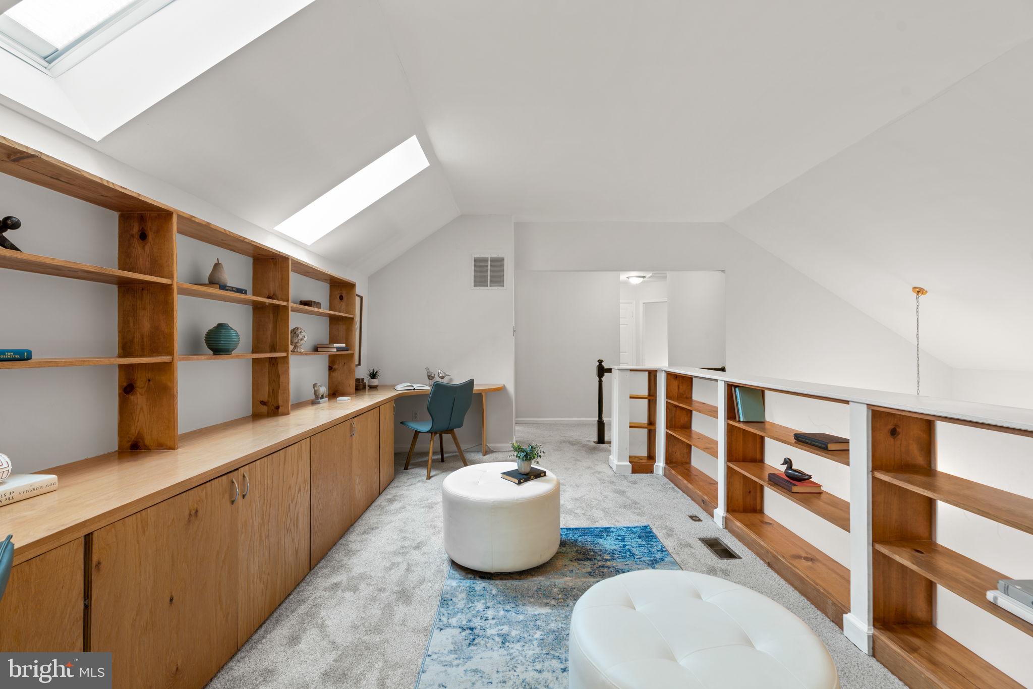 2611 Hawkshead Court Silver Spring, MD 20904 - Photo 22 of 49 Loft Area with built in and skylights