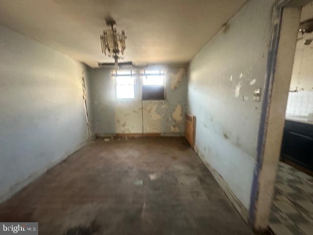 554 Wiltshire Road Upper Darby, PA 19082 - Photo 5 of 18 en empty room with stairs and wooden floor