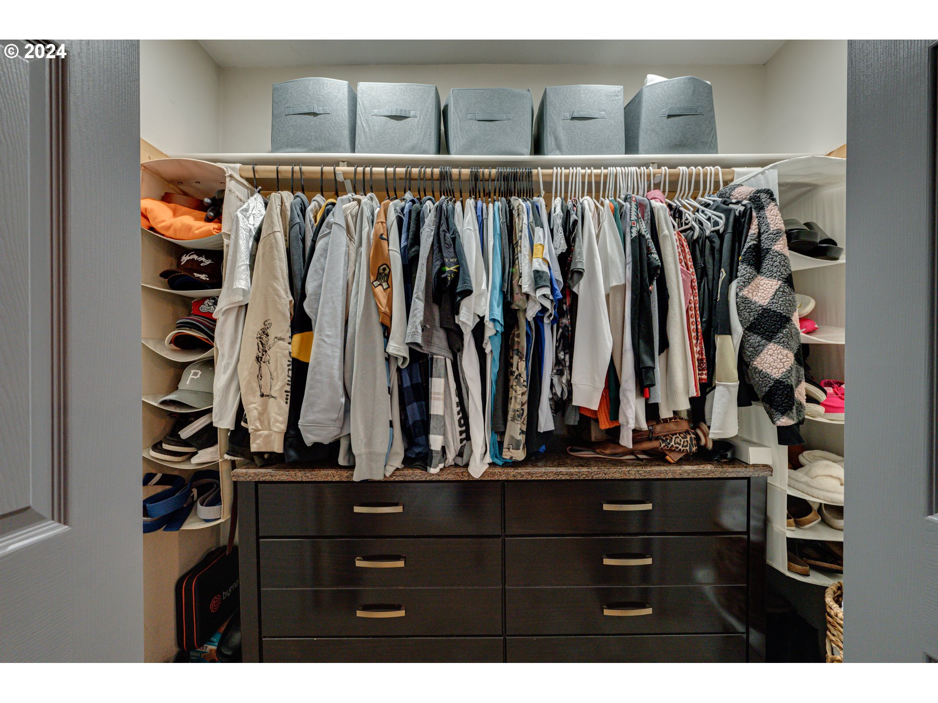 631 Clark Creek Road Longview, WA 98632 - Photo 13 of 40 a view of walk in closet with clothes