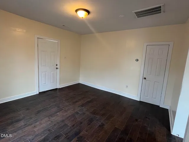 wooden floor in an empty room