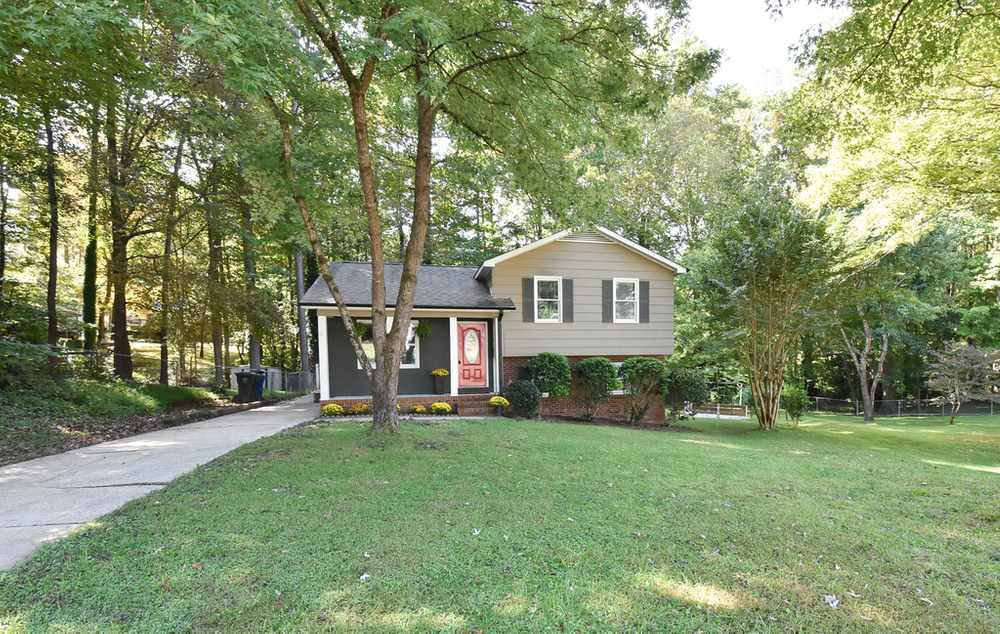 7701 Cresthill Court Raleigh, NC 27615 - Photo 1 of 29 Charming updated 3 Bedroom in Six Forks North! Exterior Front