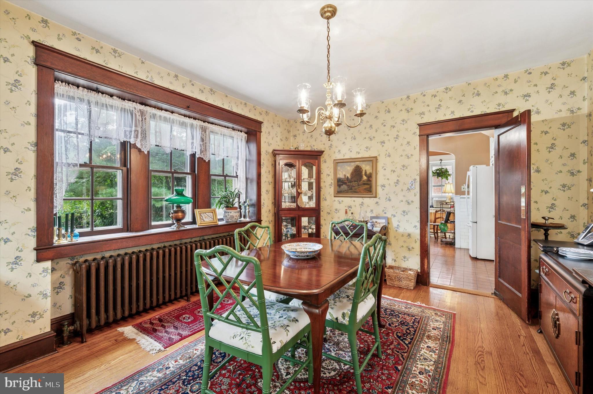 63 South Hillcrest Road Springfield, PA 19064 - Photo 11 of 32 a view of a dining room with furniture window and wooden floor