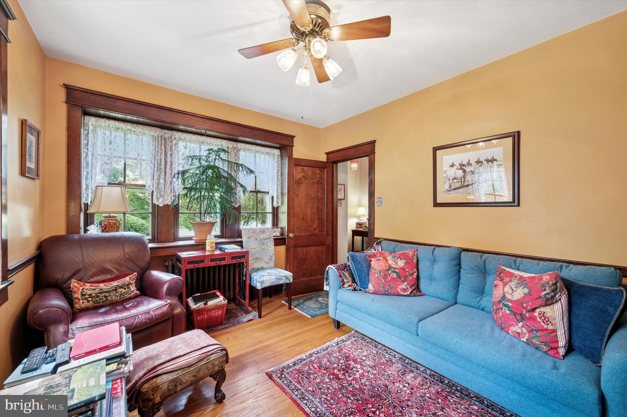 63 South Hillcrest Road Springfield, PA 19064 - Photo 20 of 32 a living room with furniture and a large window