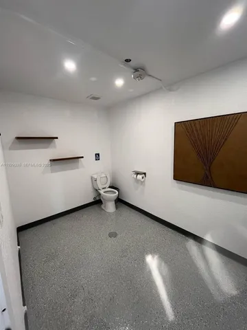 a view of a terrace with hardwood