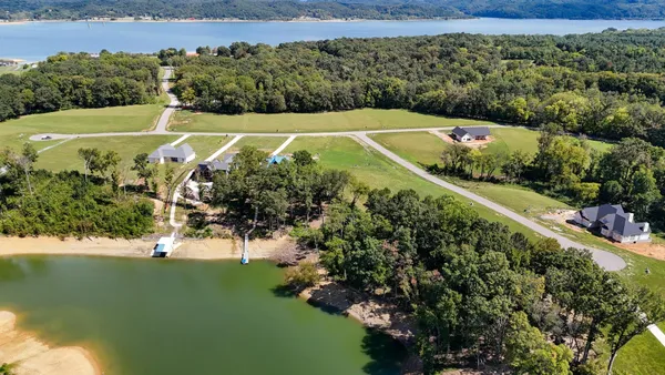 a view of a city with sunset view