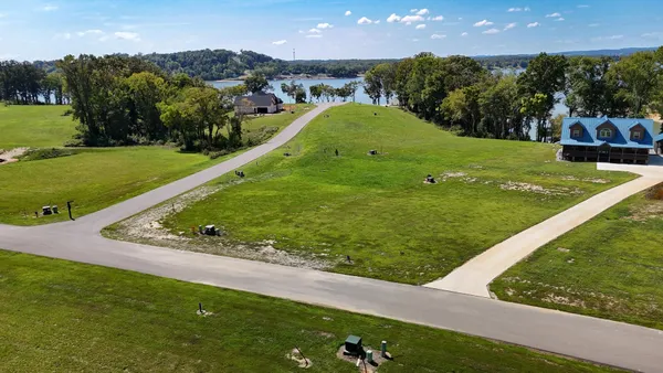 a view of a garden with a garden