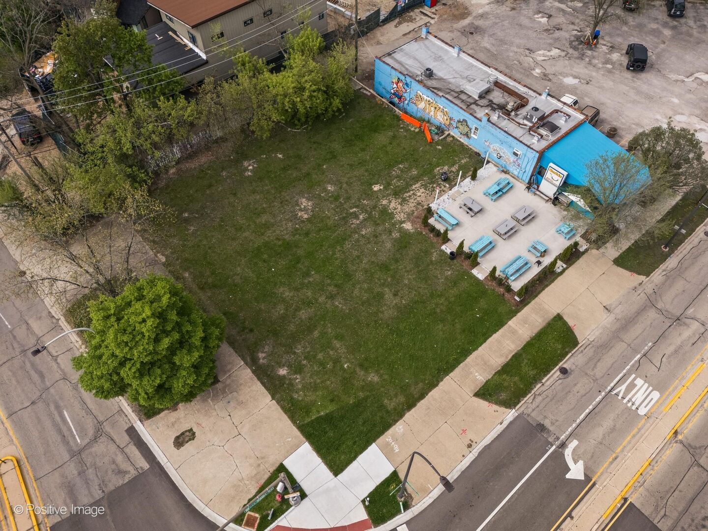 2632 Gross Point Road Evanston, IL 60201 - Photo 11 of 17 an aerial view of a house with a yard