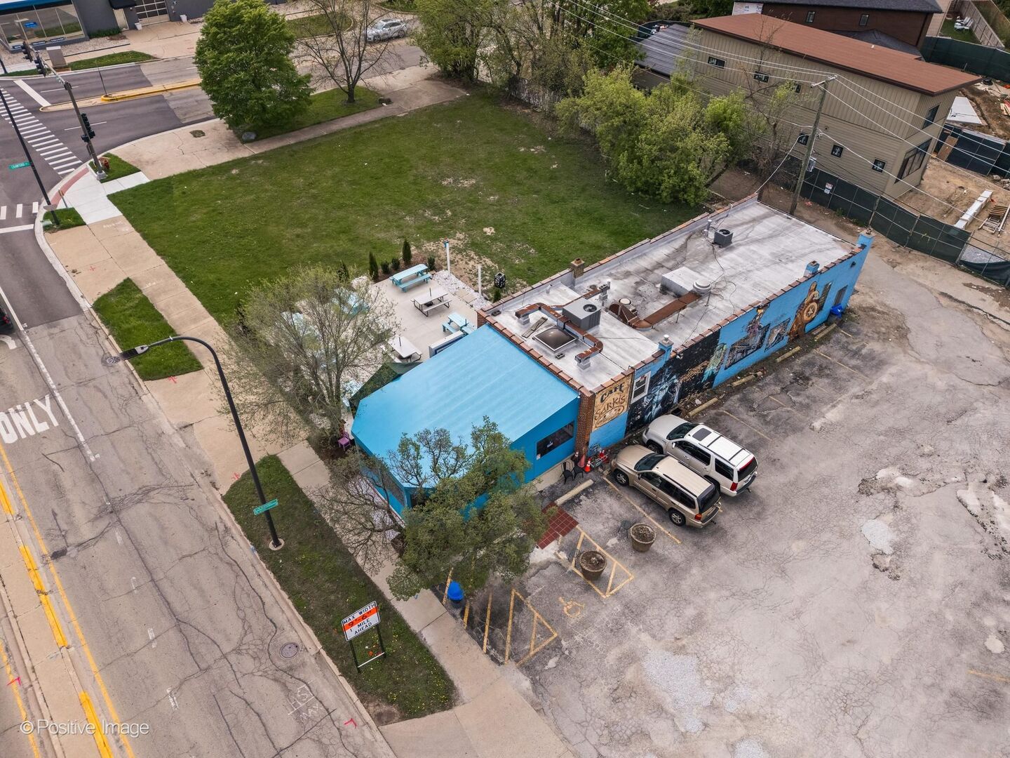 2632 Gross Point Road Evanston, IL 60201 - Photo 15 of 17 an aerial view of a house with a yard basket ball court and outdoor seating