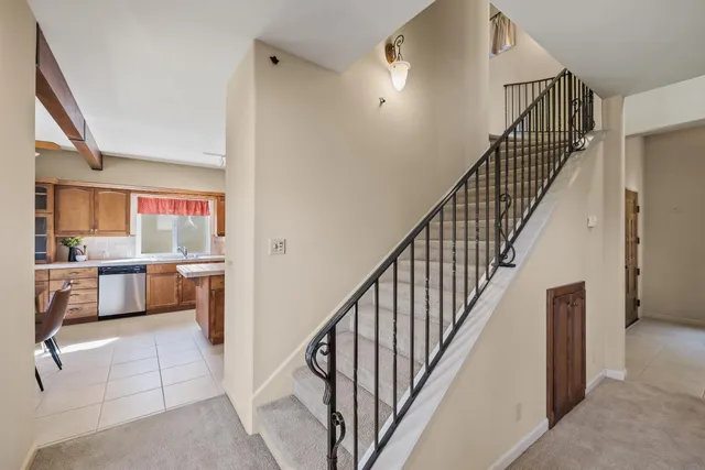 a view of entryway and hall