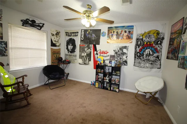 a room with musical instruments