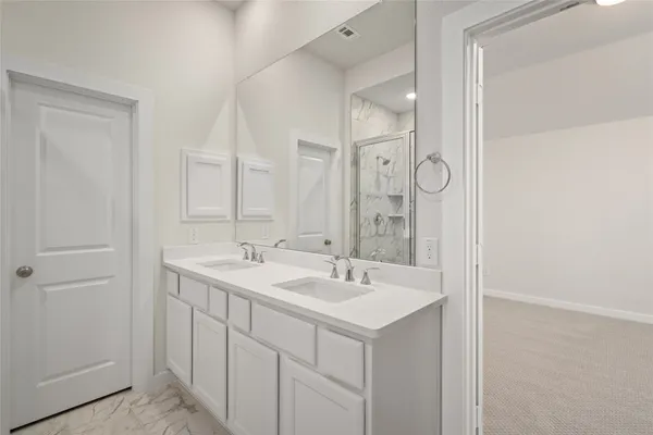 a view of an empty room