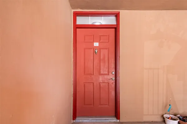 view of door