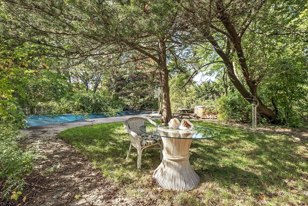 8 Ferry Road Salisbury, MA 01952 - Photo 22 of 42 a view of a fountain in the yard with a fountain